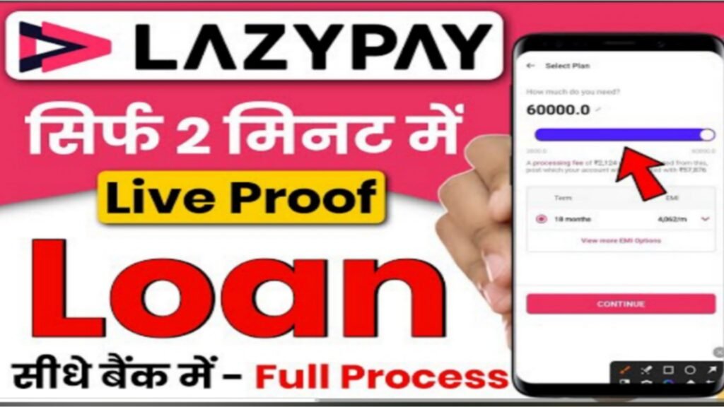 Lazy Pay personal loan 2024