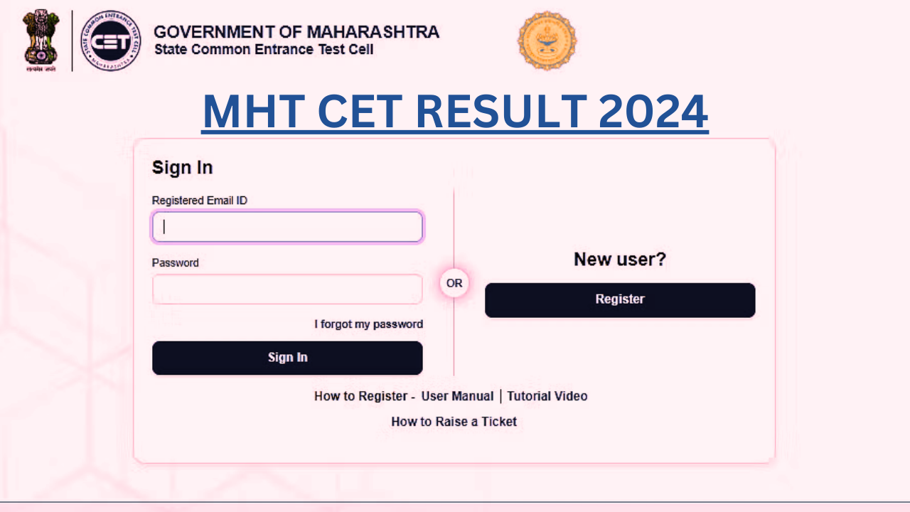 MHT CET 2024 Result