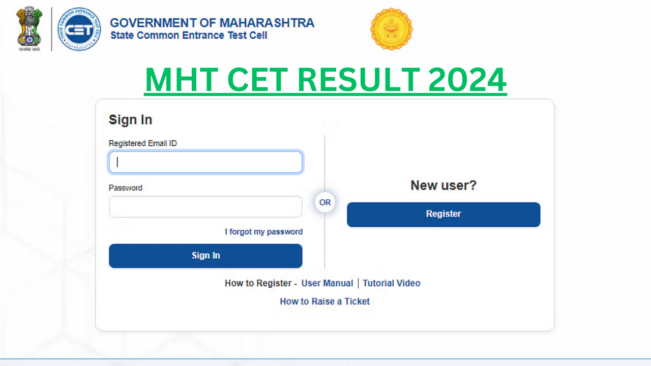 MHT CET Result 2024: